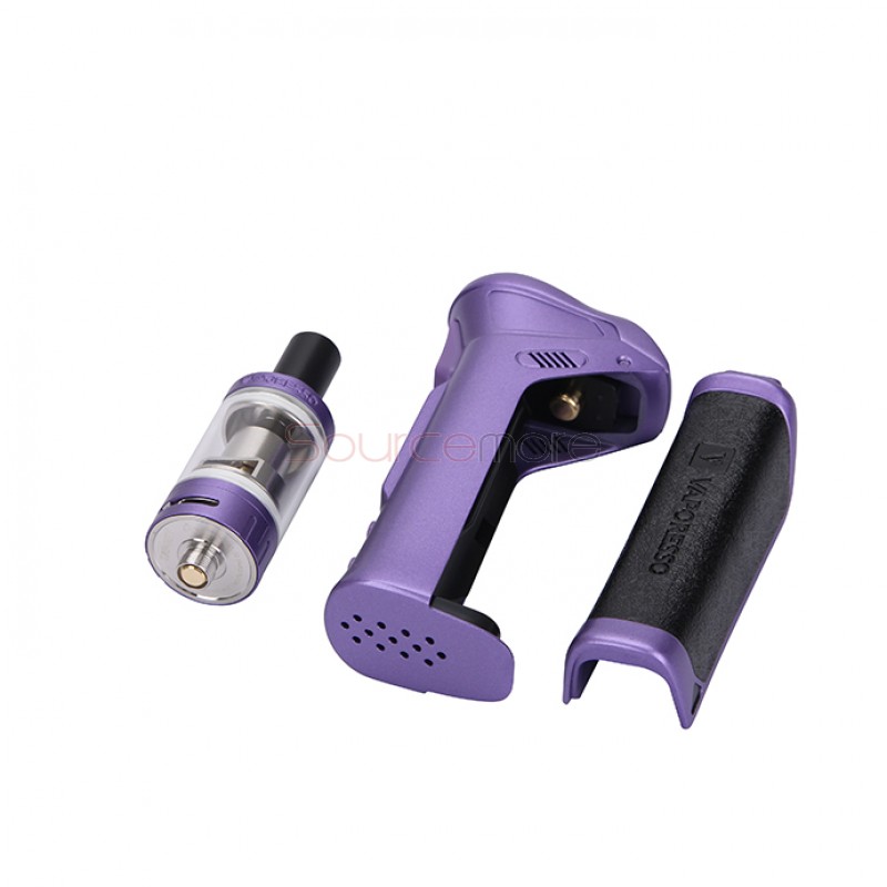 Vaporesso TARGET VTC V2 75W Starter Kit Target 75W VT/VW Single 18650 Box Mod No Spitting Target Tank with cCELL Coil-Purple
