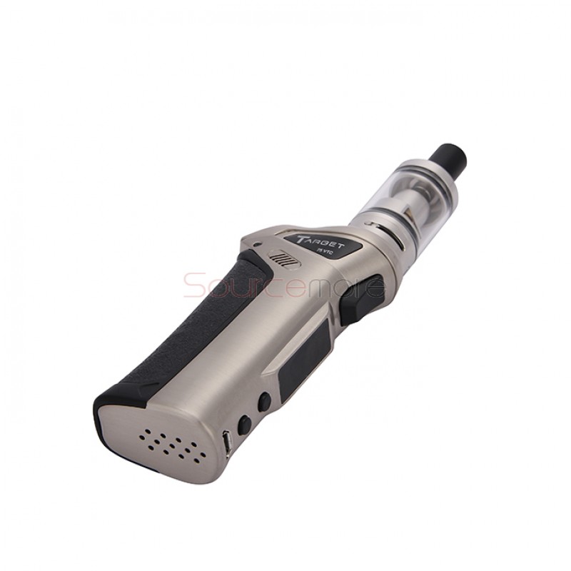 Vaporesso TARGET VTC V2 75W Starter Kit Target 75W VT/VW Single 18650 Box Mod No Spitting Target Tank with cCELL Coil-Stainless Steel