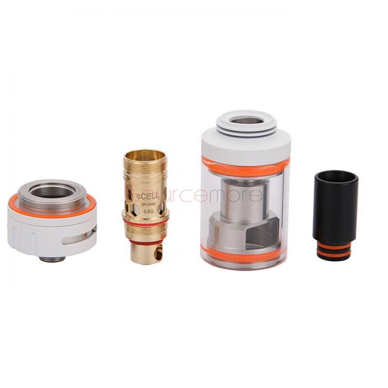 Vaporesso TARGET VTC V2 75W Starter Kit Target 75W VT/VW Single 18650 Box Mod No Spitting Target Tank with cCELL Coil-White