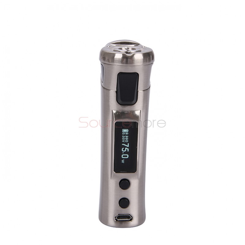 Vaporesso TARGET VTC V2 75W Starter Kit Target 75W VT/VW Single 18650 Box Mod No Spitting Target Tank with cCELL Coil-Stainless Steel