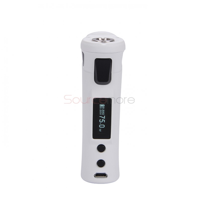 Vaporesso TARGET VTC V2 75W Starter Kit Target 75W VT/VW Single 18650 Box Mod No Spitting Target Tank with cCELL Coil-White