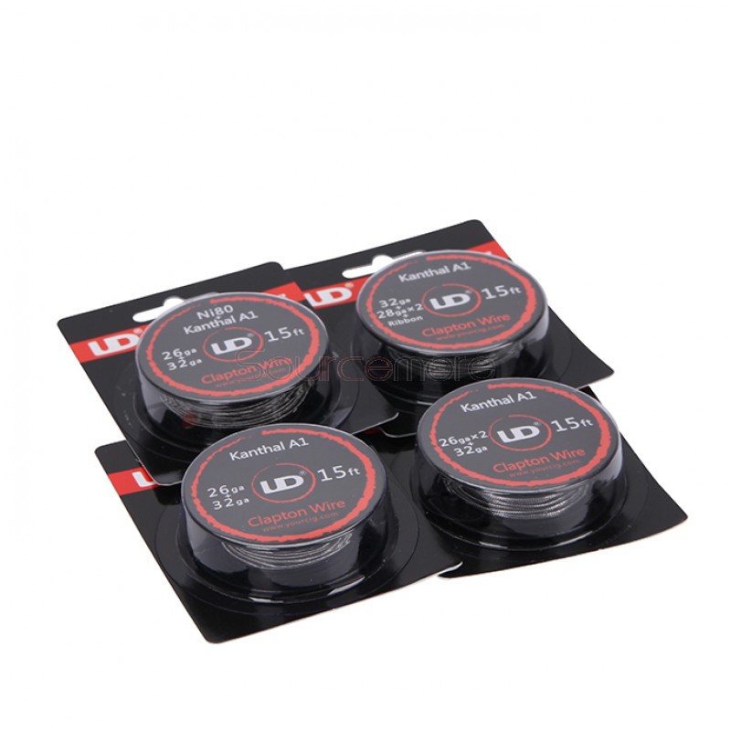 Youde UD Double 28ga + 32ga  + Ribbon Clapton Kanthal A1 Wire 15ft