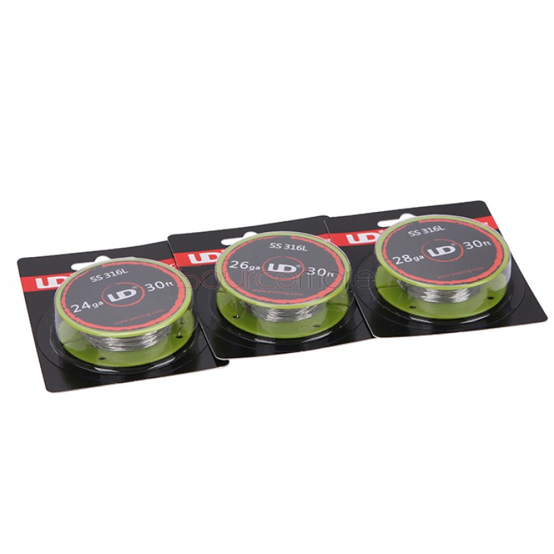 Youde UD 316 Stainless Steel Resistance Wire for Rebuildable Atomizers 24GA 10m