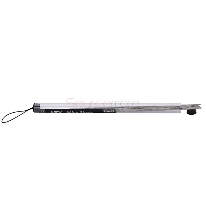 Youde UD Kanthal A1 2*26ga Double Twisted Wire Shot Paking 6''(150mm)*20 pcs-2*26ga