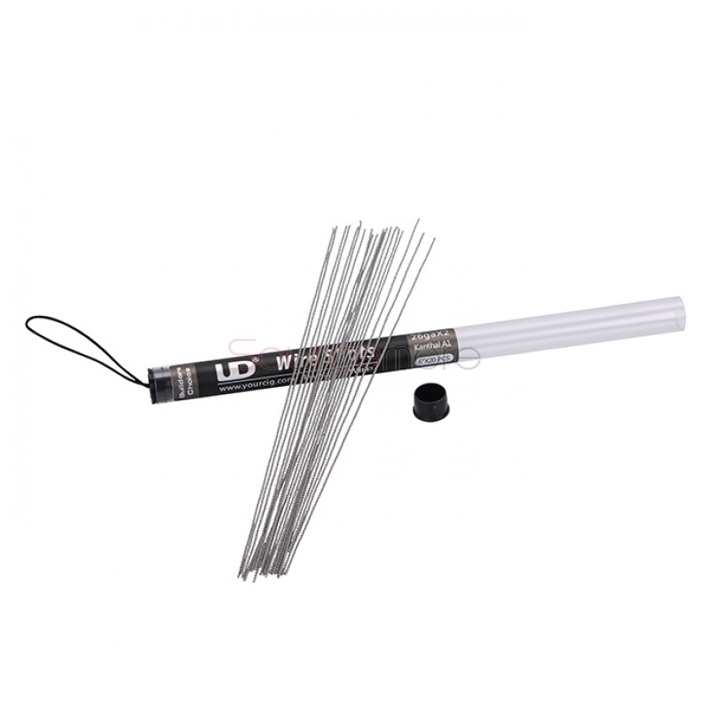 Youde UD Kanthal A1 2*26ga Double Twisted Wire Shot Paking 6''(150mm)*20 pcs-2*26ga