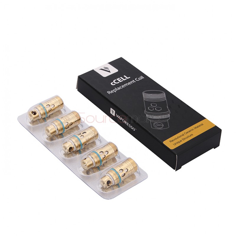 Vaporesso Ceramic cCELL Replacement Kanthal Coil 0.9ohm 5pcs