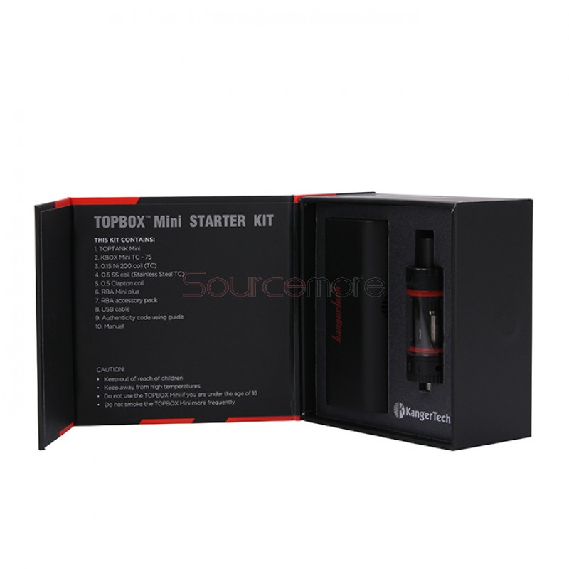 Kanger Topbox Mini Kit with Toptank Mini - Black