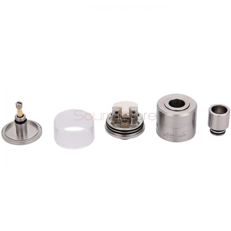 Geek Vape Avocado RTA 3.0ml Liquid Cpacity 22mm Diameter Velocity Style Dual Post Deck Genesis Structure Tank-Stainless Steel
