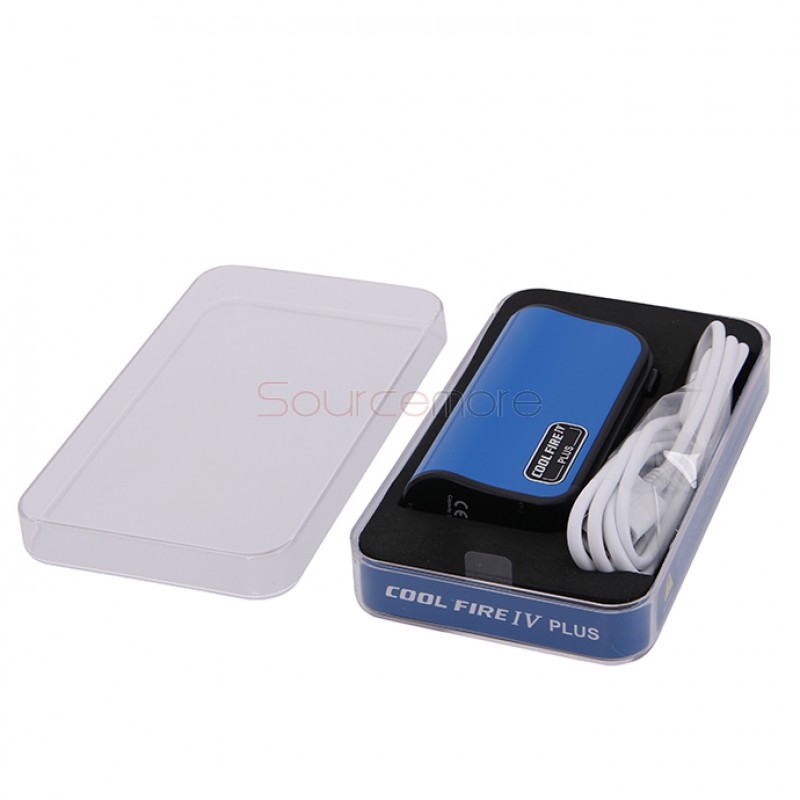 Innokin Cool Fire IV Plus 70W  VW Mod 3300mah Built-in Battery OLED Displaying with 510 Connection -Blue
