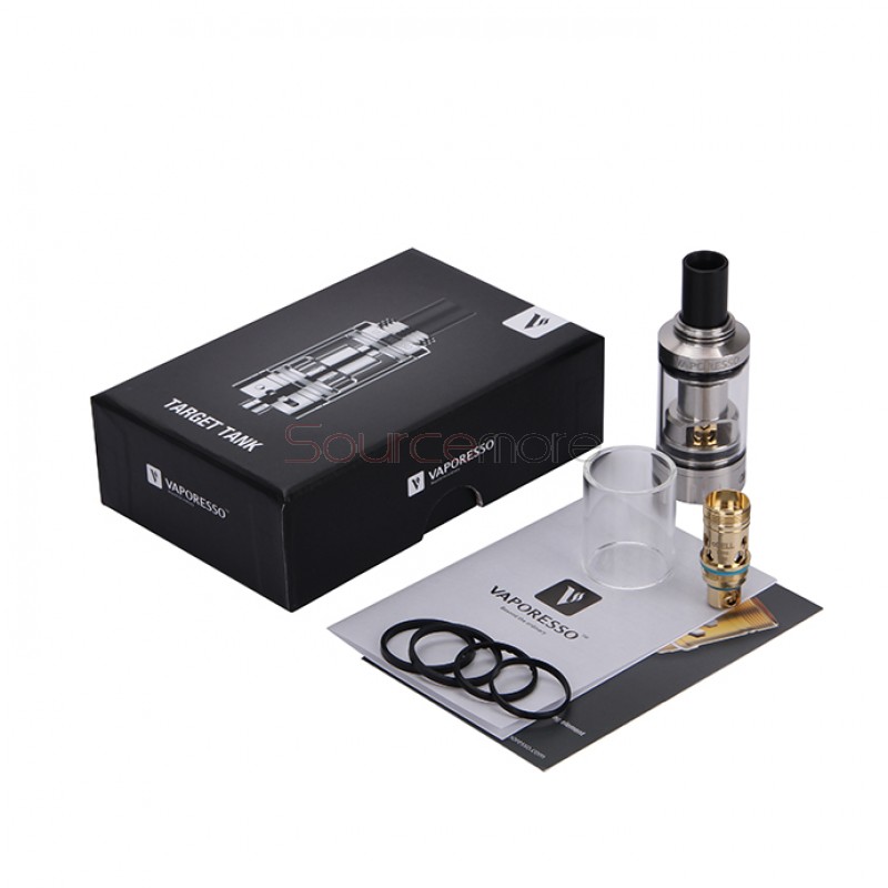 Vaporesso TARGET Tank 3.5ml Liquid Capacity with Ceramic cCELL Coil 510 Thread-Stainless Steel