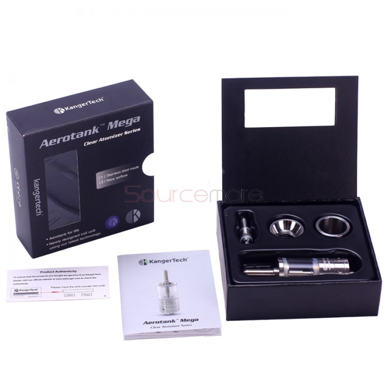 Kanger Aerotank Mega Clearomizer with Huge Capacity 3.8ml-Blue