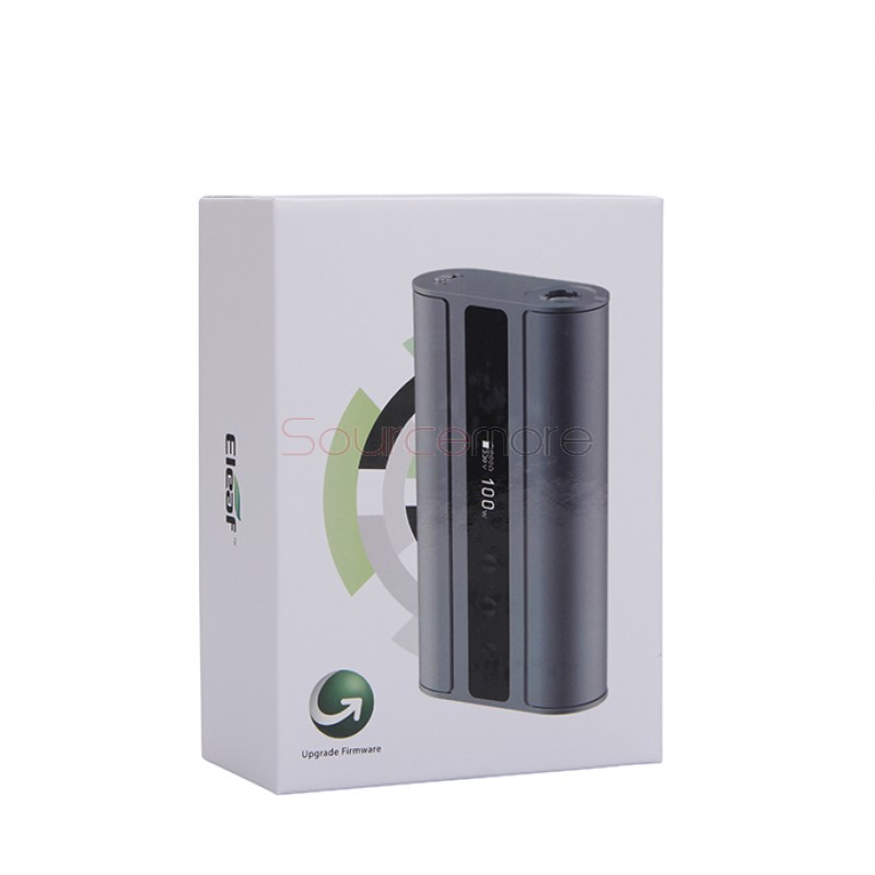 Eleaf iStick TC 100W Box Mod Powered by Dual 18650 Cells Upgradeable Firmware Switchable TC(Ni/Ti/SS/TCR)/VW/Bypass Modes-Black