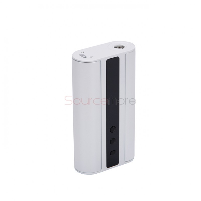 Eleaf iStick TC 100W Box Mod Powered by Dual 18650 Cells Upgradeable Firmware Switchable TC(Ni/Ti/SS/TCR)/VW/Bypass Modes-White