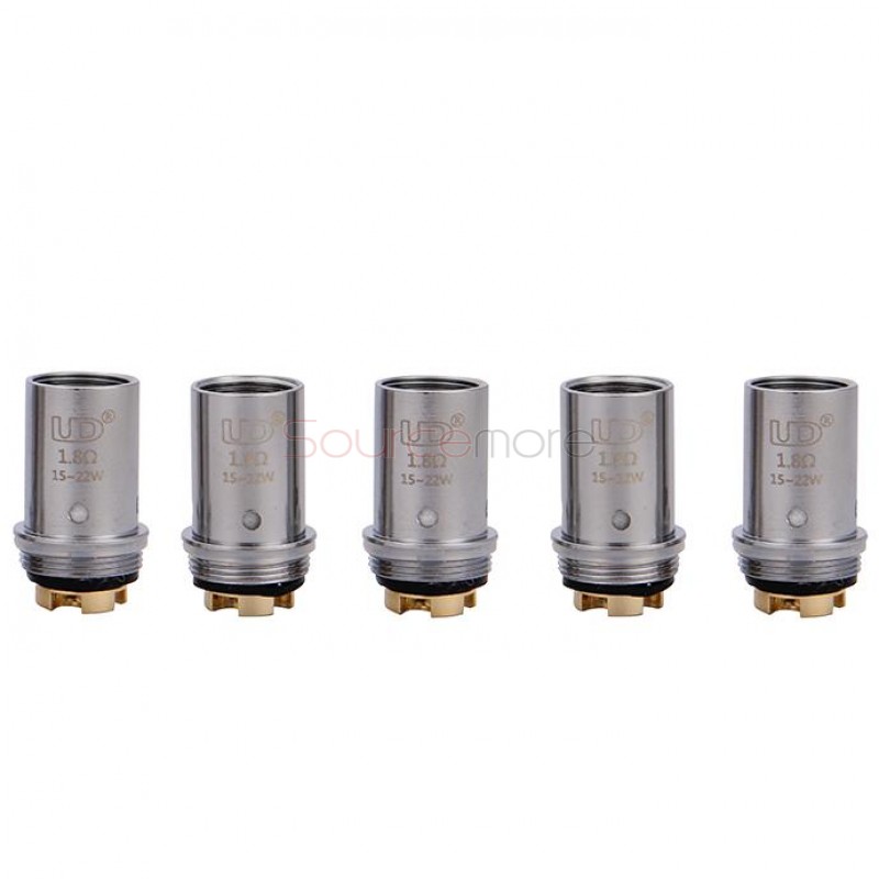 Youde UD Replacement Coil Head for Balrog 70W TC Starter Kit MVOCC Mesh Vertical Organic Cotton Coil Head 5pcs -1.8ohm