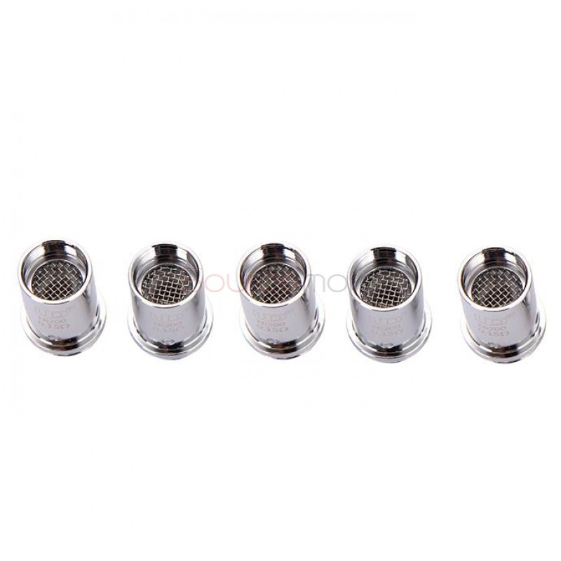 Youde UD Replacement Coil Head for Balrog 70W TC Starter Kit MVOCC Mesh Vertical Organic Cotton Coil Head Ni200 TC Coil Head 5pcs -0.15ohm