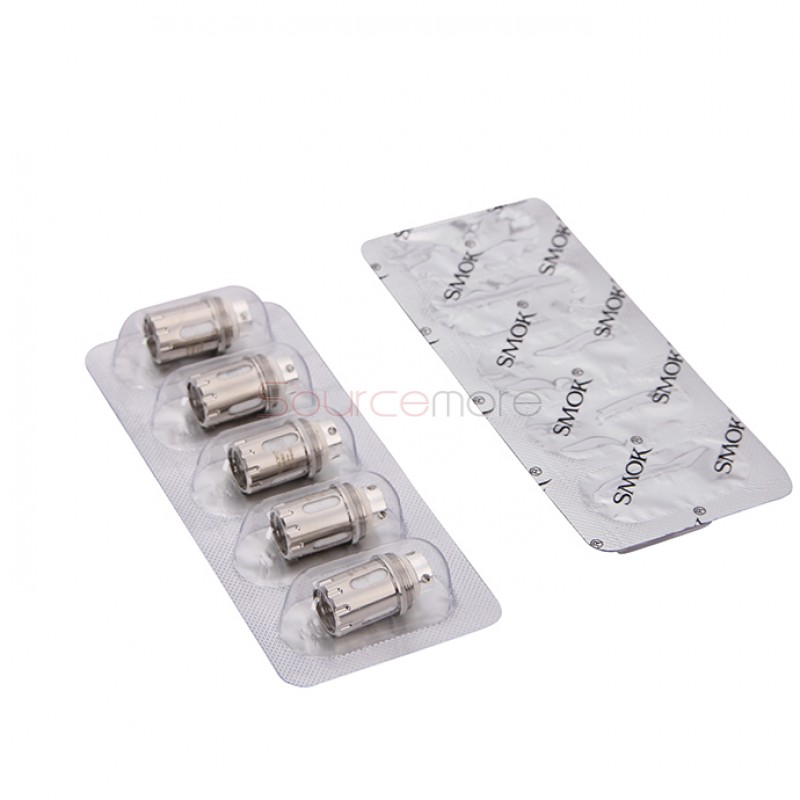 SMOK vaping Edition Replacement Coil Micro MTL Core for TFV4 Series Tanks Patented Mouth-to-Lung Core Single Clapton Coil 5pcs-1.8ohm