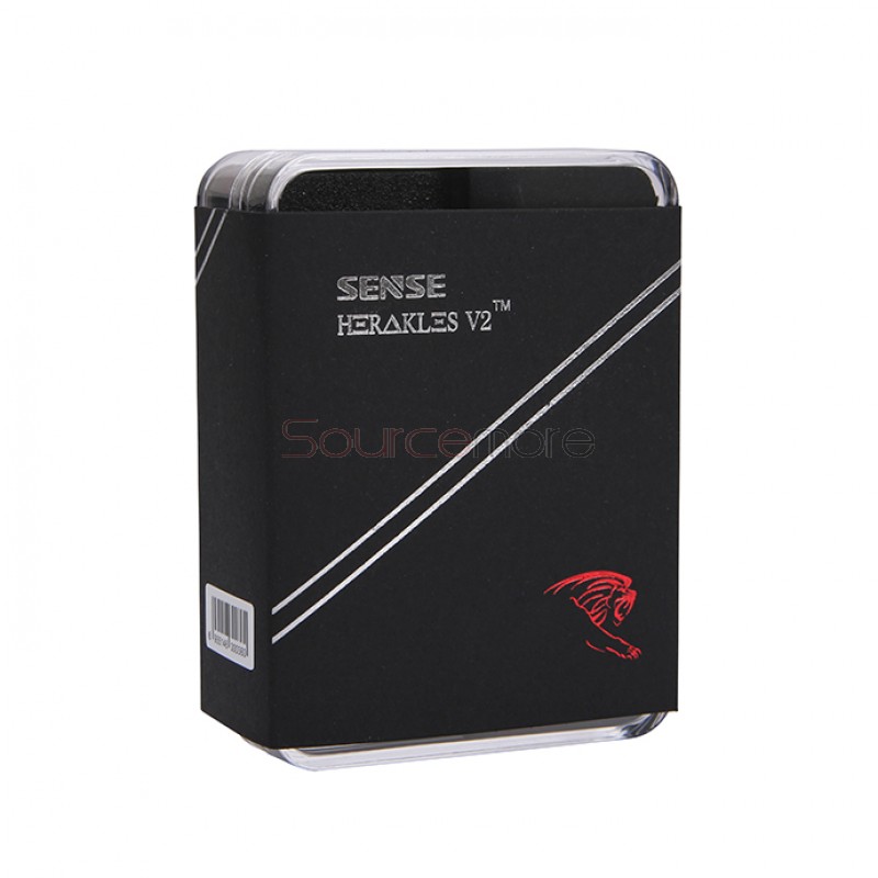  Sense Herakles V2 2.0ml Tank Top Filling Tri Parallel Coil Design 22mm Diameter Atomizer-Gold