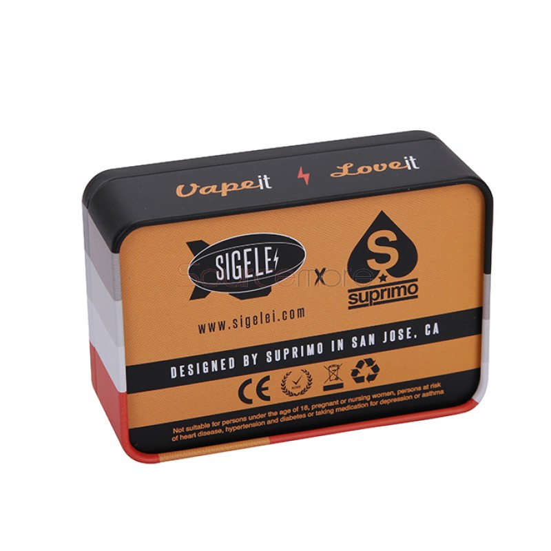 Sigelei Moonshot Top-filled DIY RDTA 2ml Capacity Atomizer with 510 Drip Tip 