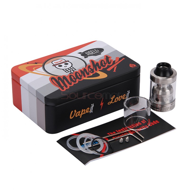 Sigelei Moonshot Top-filled DIY RDTA 2ml Capacity Atomizer with 510 Drip Tip 