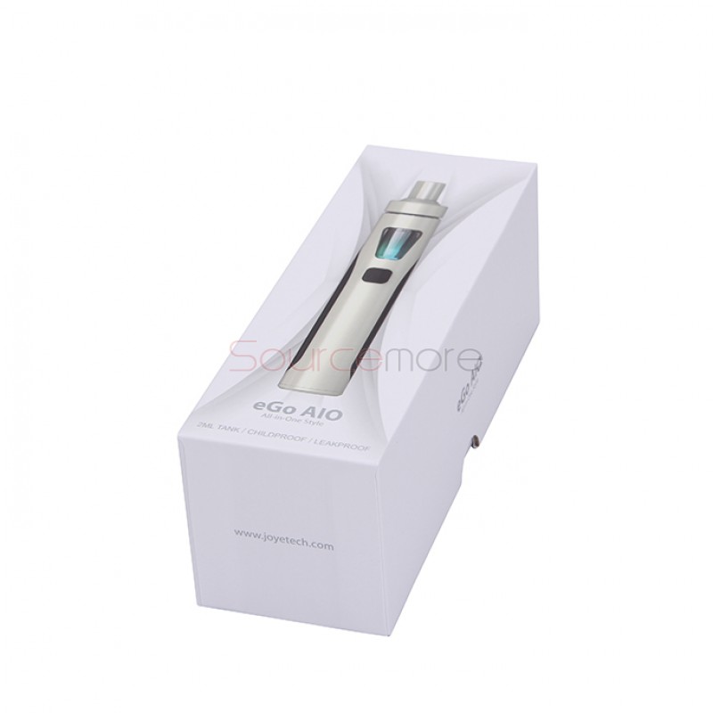Joyetech eGo ONE AIO Starter Kit 2.0ml Liquid Capacity Adjustable Airflow USB Charging All-in-one Kit-Silver