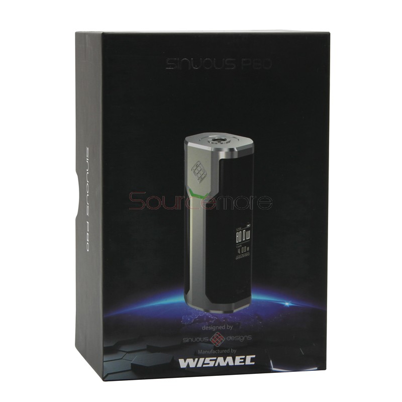 Wismec SINUOUS P80 80W Mod Support VW/Bypass/TC/TCR Mode 