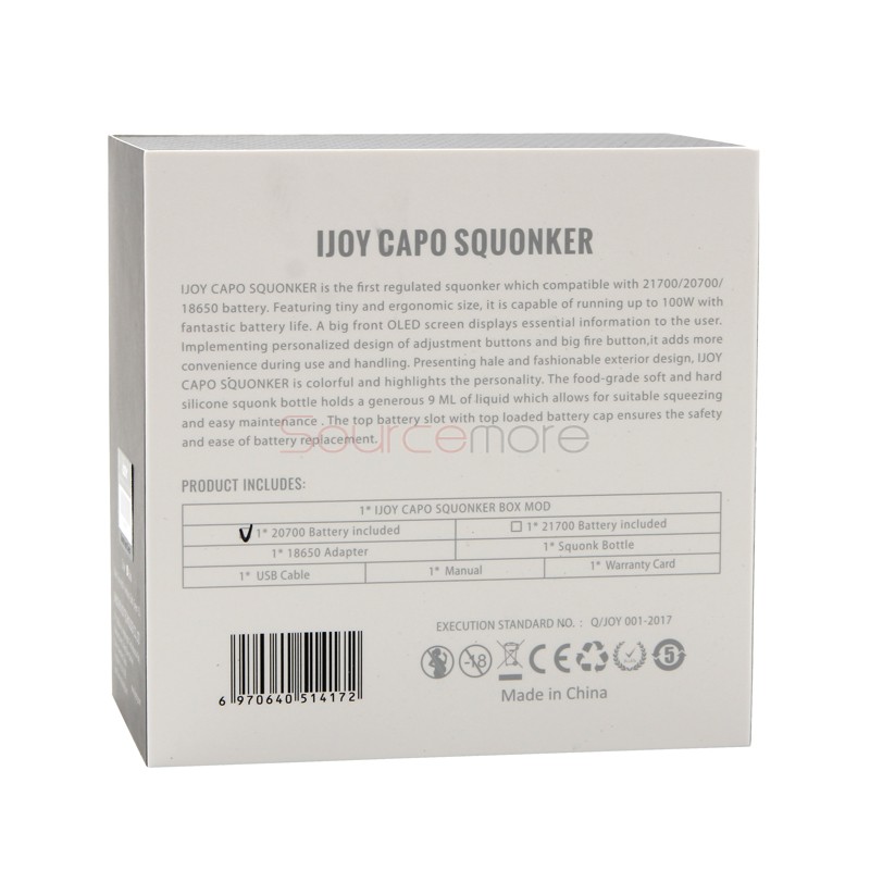 IJOY CAPO Squonker Mod - Black