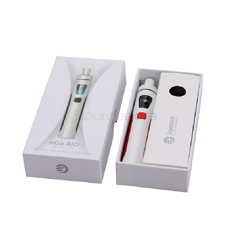 Joyetech eGo ONE AIO Starter Kit 2.0ml Liquid Capacity Adjustable Airflow USB Charging All-in-one Kit-Red+White