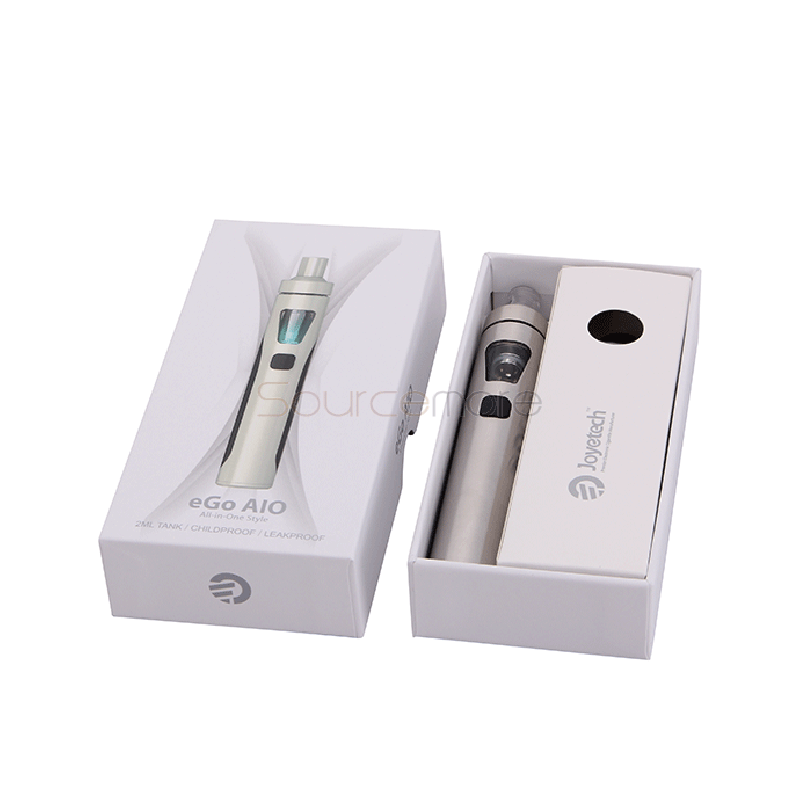 Joyetech eGo ONE AIO Starter Kit 2.0ml Liquid Capacity Adjustable Airflow USB Charging All-in-one Kit-Silver