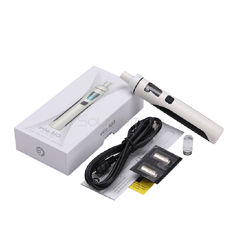 Joyetech eGo ONE AIO Starter Kit 2.0ml Liquid Capacity Adjustable Airflow USB Charging All-in-one Kit-Black+White