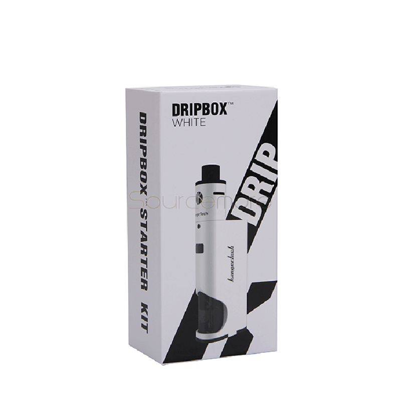Kanger Dripbox Starter Kit 7.0ml Subdrip 60w Dripmod Powered by 18650 Cell Replaceable Dripping Coil -White