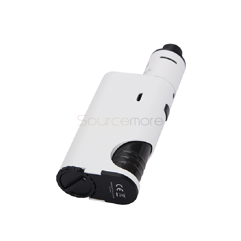Kanger Dripbox Starter Kit 7.0ml Subdrip 60w Dripmod Powered by 18650 Cell Replaceable Dripping Coil -White