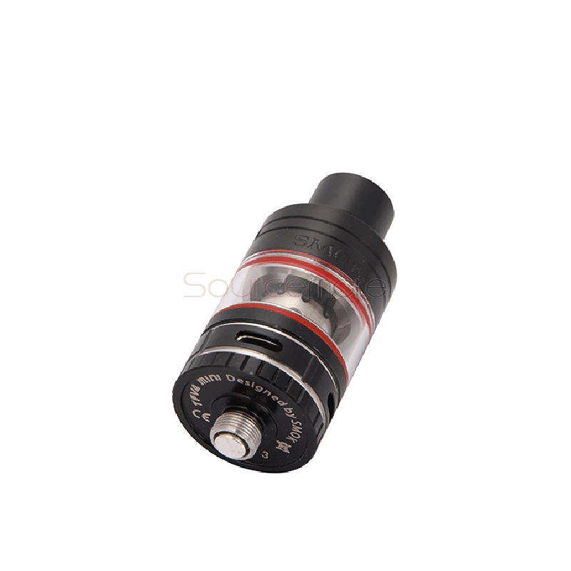 Smok Micro TFV4 Tank 22mm Diameter 2.5ml/3.5ml Liquid Capacity Shiftable with Extension Adapter Adjsuatble Airflow Control Atomizer-Black