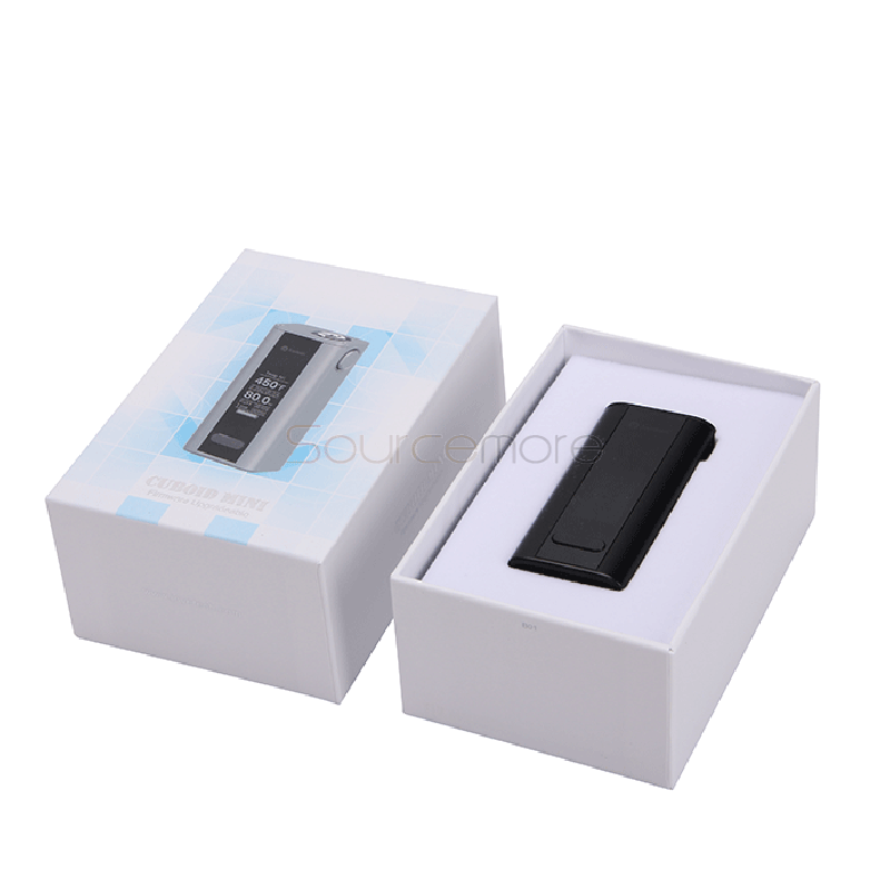 Joyetech Cuboid Mini 80W TC OLED Screen Box Mod with VW/VT/Bypass/TCR Mode and Upgradable Firmware Function-Black