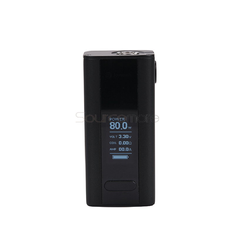 Joyetech Cuboid Mini 80W TC OLED Screen Box Mod with VW/VT/Bypass/TCR Mode and Upgradable Firmware Function-Black
