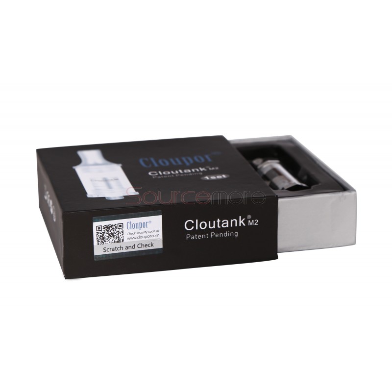 Cloupor Cloutank M2 Dual Filter Clearomizer-Stainless steel
