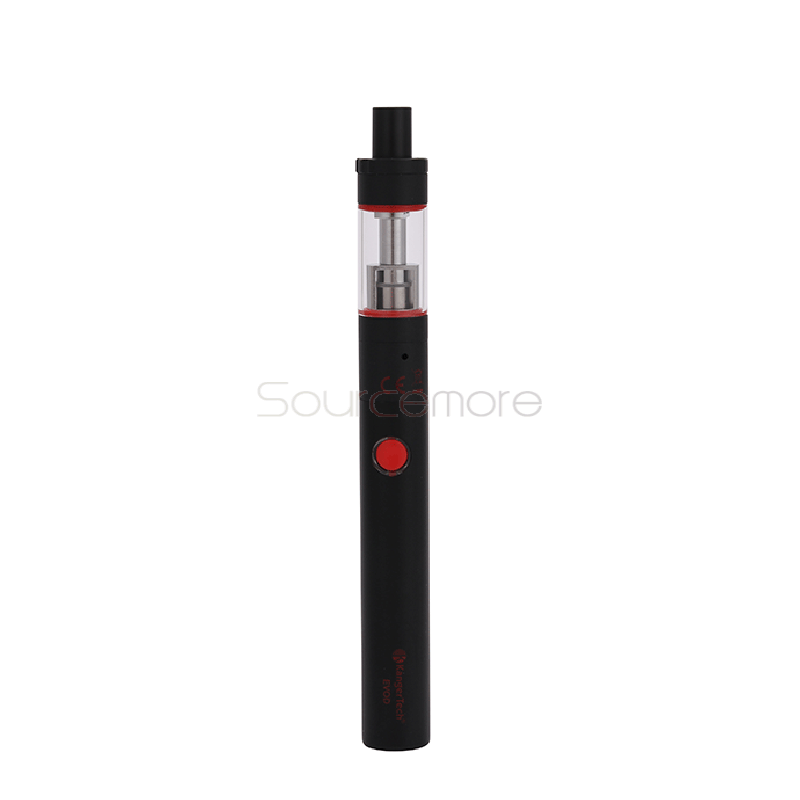 Kanger Top Evod Top-filling Design VOCC-T 1.7ml Top Evod Tank with 650mah Evod Battery Starter Kit- Black