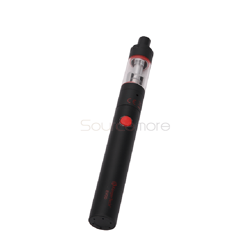 Kanger Top Evod Top-filling Design VOCC-T 1.7ml Top Evod Tank with 650mah Evod Battery Starter Kit- Black