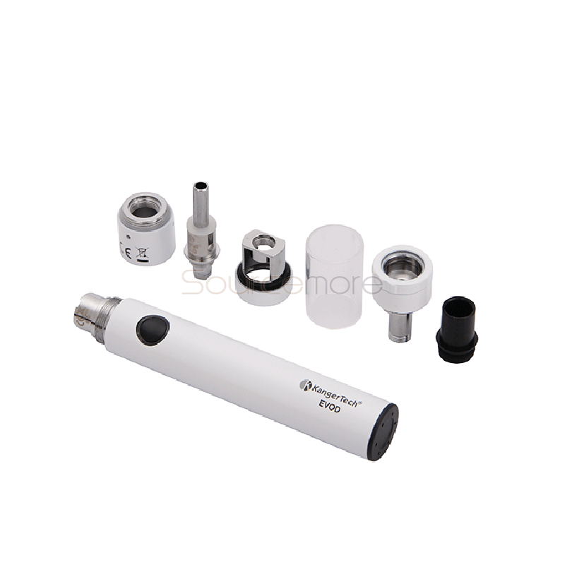 Kanger Top Evod Top-filling Design VOCC-T 1.7ml Top Evod Tank with 650mah Evod Battery Starter Kit-White