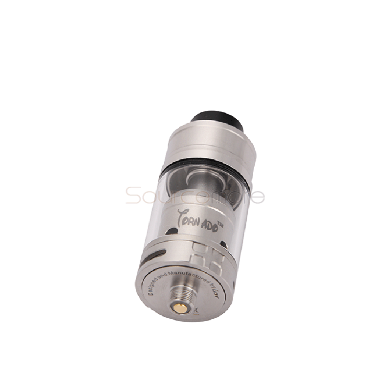 IJOY Tornado 300W Capable Two Post RDTA 5ml Tank with 17.8mm Two Post Build Deck-Silver