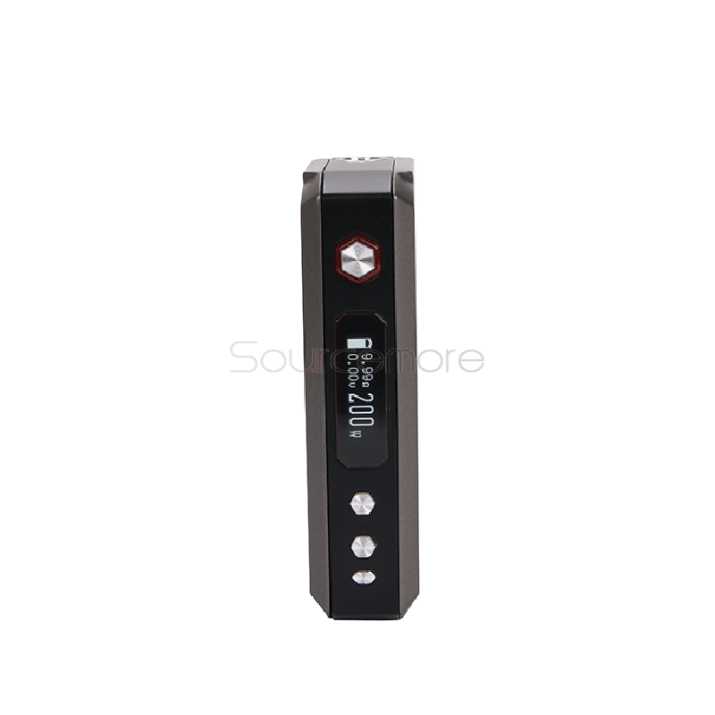 Vaporesso Tarot 200VTC Mod Powered by Dual 18650 Cells OLED Screen 200W Powerful Box Mod Supporting TC VW Modes-Black