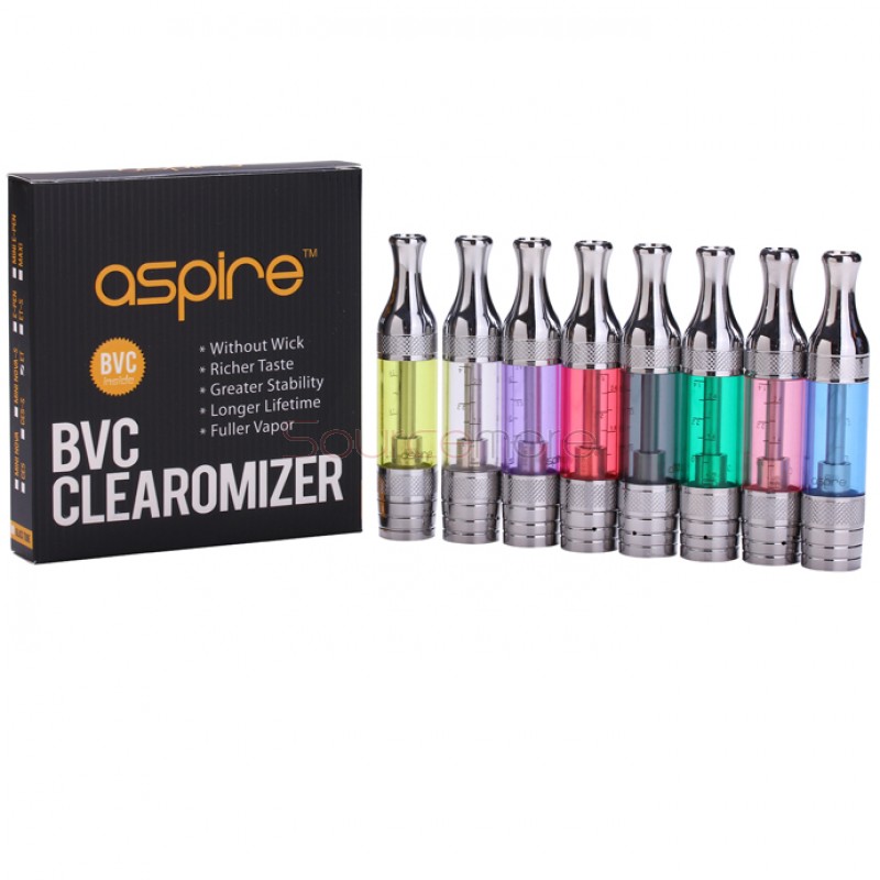 Aspire ET  BVC Clearomizer 5pcs - Black