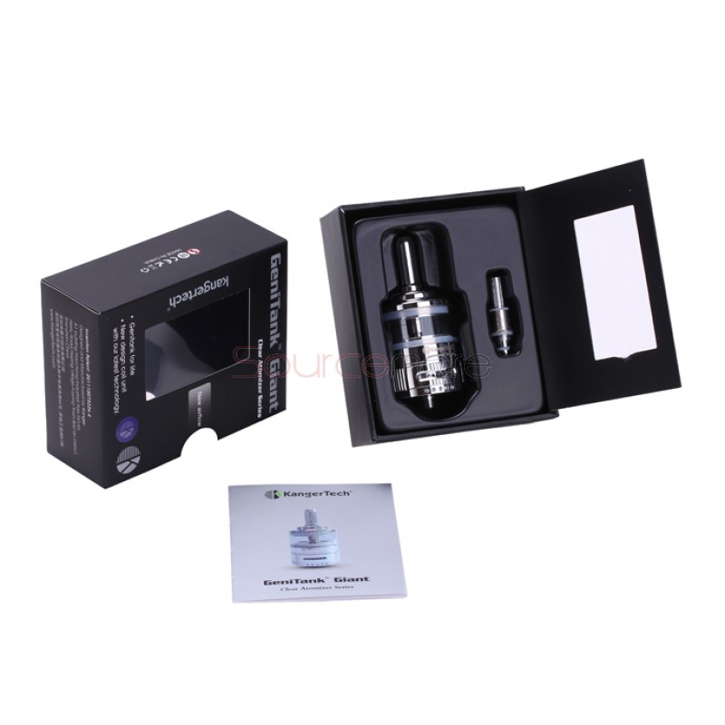Kanger Genitank Giant Atomizer 4.5ml Airflow Control Glass Tank
