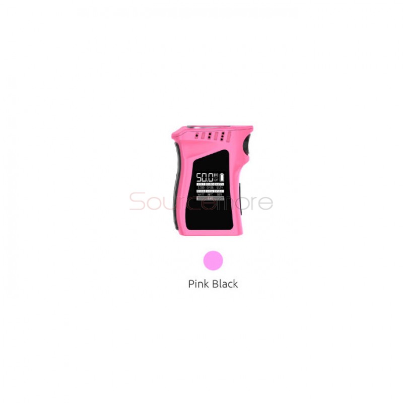 Smok Mag Baby 50W VW/TC Box Mod with 1600mah Built-in Capacity- Pink Black