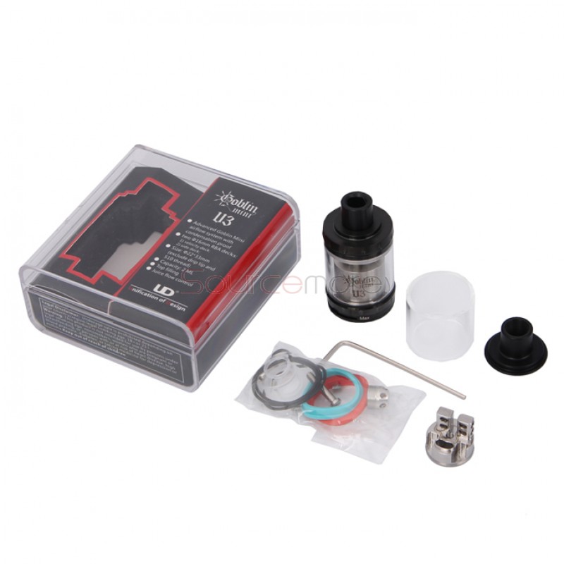 Youde UD Goblin Mini V3 RTA Tank - Black
