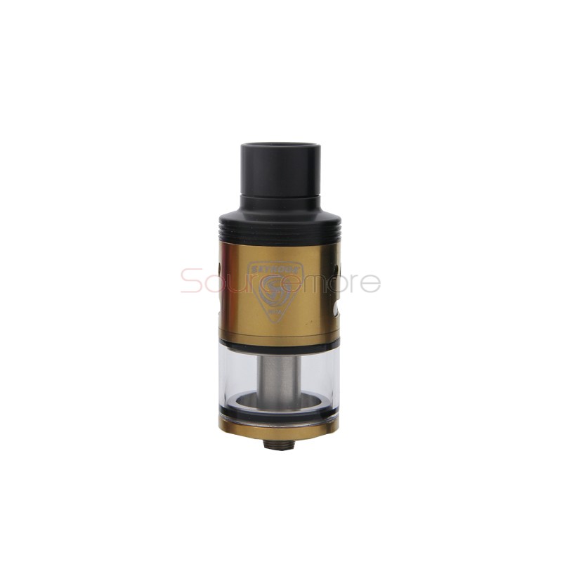 Smok Skyhook RDTA Side-filling Tank Support Single or Dual Coil Deck with 5ml Capacity and 24.5mm Diameter- Golden
