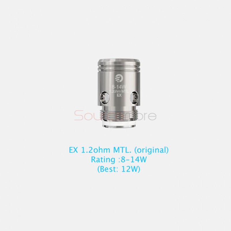 Joyetech EX 1.2ohm MTL. Replacement Coil Head for Exceed D22 Atomizer 5pcs-1.2ohm