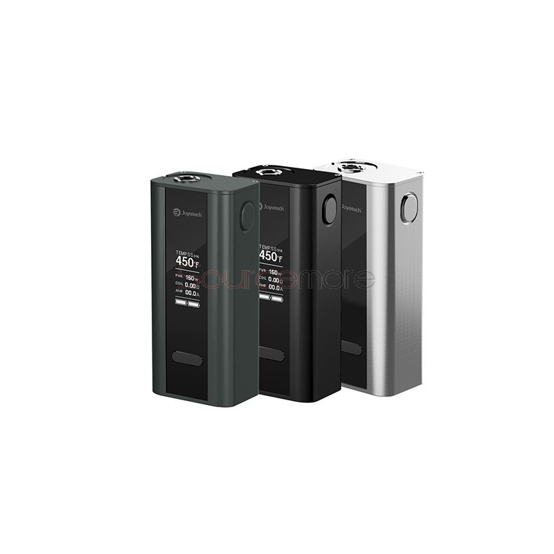 Joyetech  CUBOID 150W TC Mod 510 Connection Firmware Upgradeable Temperature Mod with OLED Screen-Stainless Steel