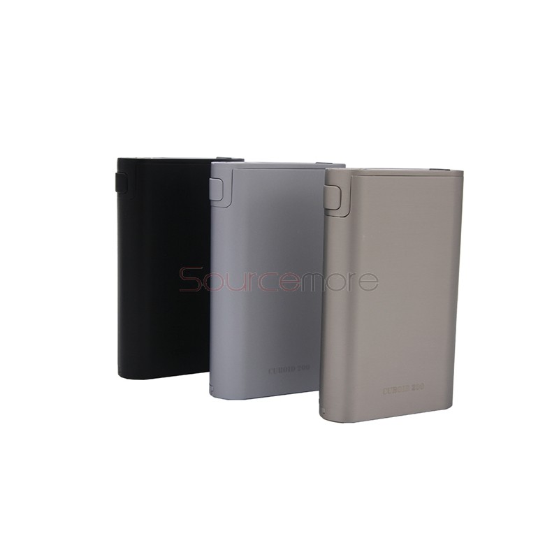 Joyetech Cuboid 200W TC Mod with VT/VW/TCR Mode and Upgradable Firmware Function-Grey