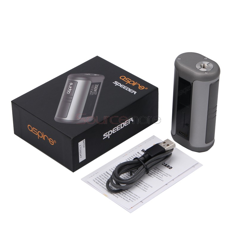 Aspire Speeder Mod - Silver Grey