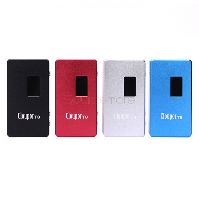 Cloupor T8 150W VW Box Mod - red